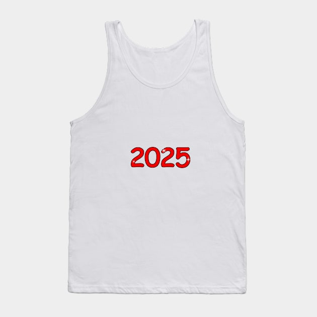 2025 number, new year, numeral, holiday, winter Tank Top by grafinya